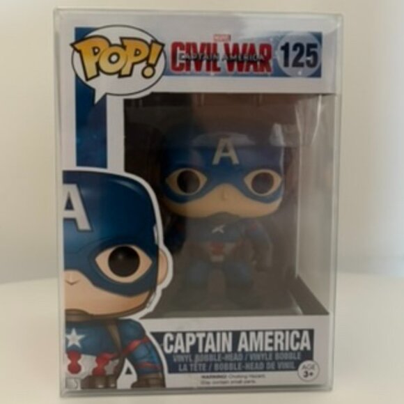 Pop! Funko Marvel Captain America #125 - Picture 1 of 4